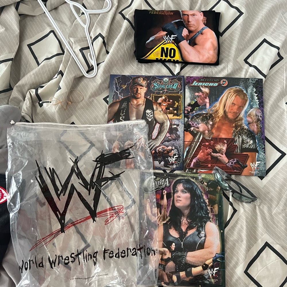 Vintage WWF/WWE Shirt XL Unworn Rob Van Dam RVD No Way Out 2002 w.Bonus! VTG - Picture 4 of 6